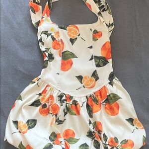 NWT Zara orange 🍊 mini dress